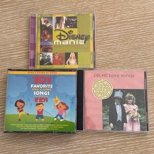Disney star mania Celtic Love songs 101 favorite sons for kids CD bundle of 3